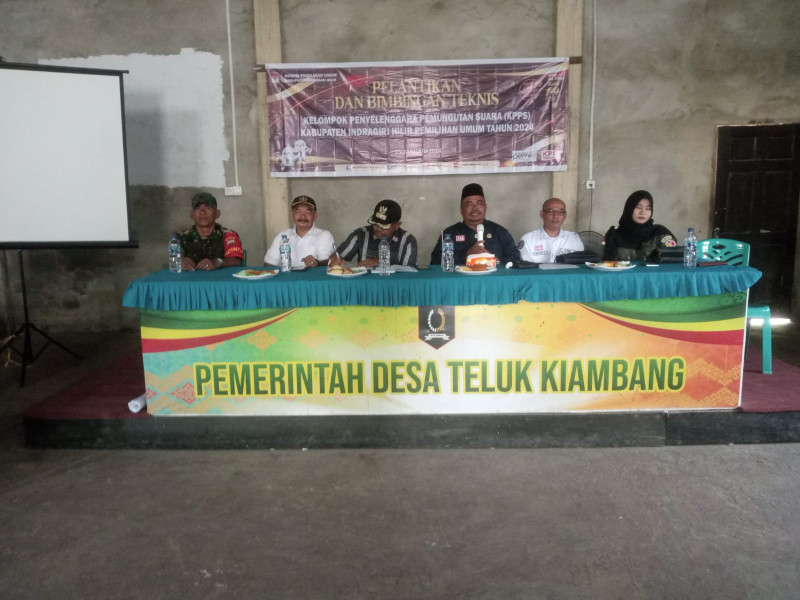 Danramil 03/Tpl Berikan Dukungan Penuh Kepada Anggota KPPS Yang Baru Dilantik