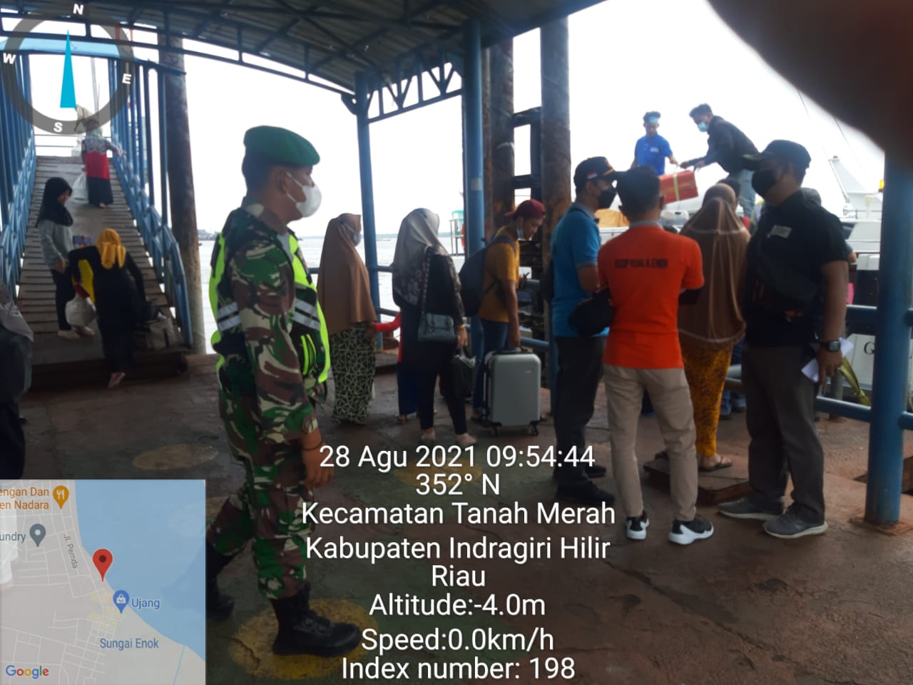 Pelabuhan Kembali Jadi Sasaran Penegakan Oleh Babinsa Tanah Merah