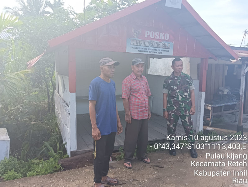 Koramil 07/Reteh Terus Jalin Silaturahmi Antar Sesama di Binaan