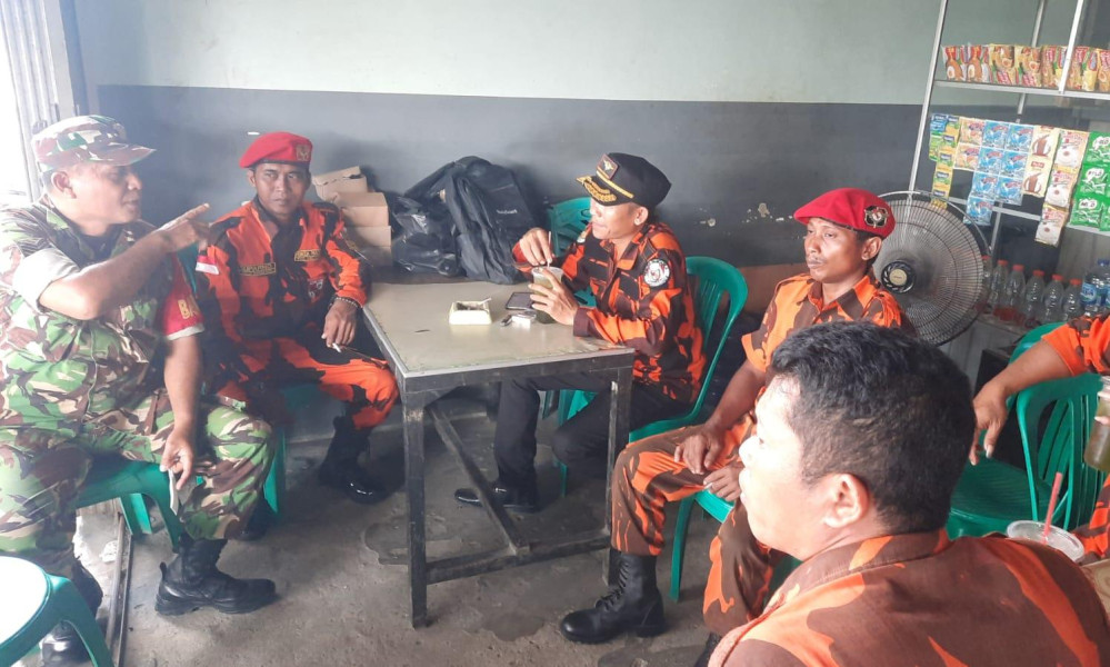 Babinsa Koramil 03/Tpl Komsos Dengan Ormas Pemuda Pancasila Ajak Ikut Menjaga Keamanan Wilayah