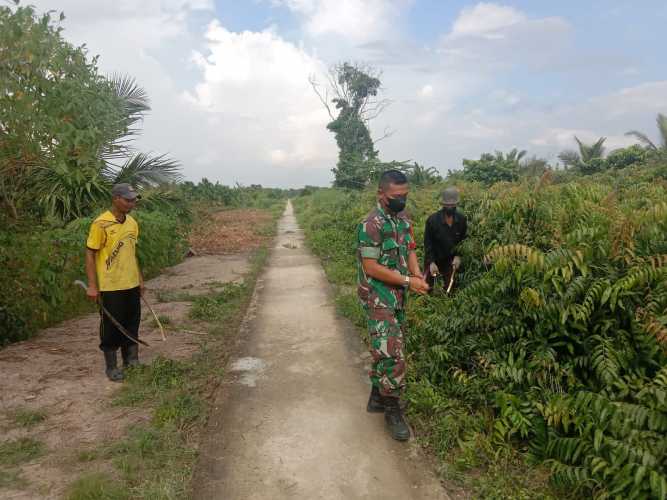 Serda Ali Borkat Harahap Giat Lakukan Goro Bersama Masyarakat Binaan
