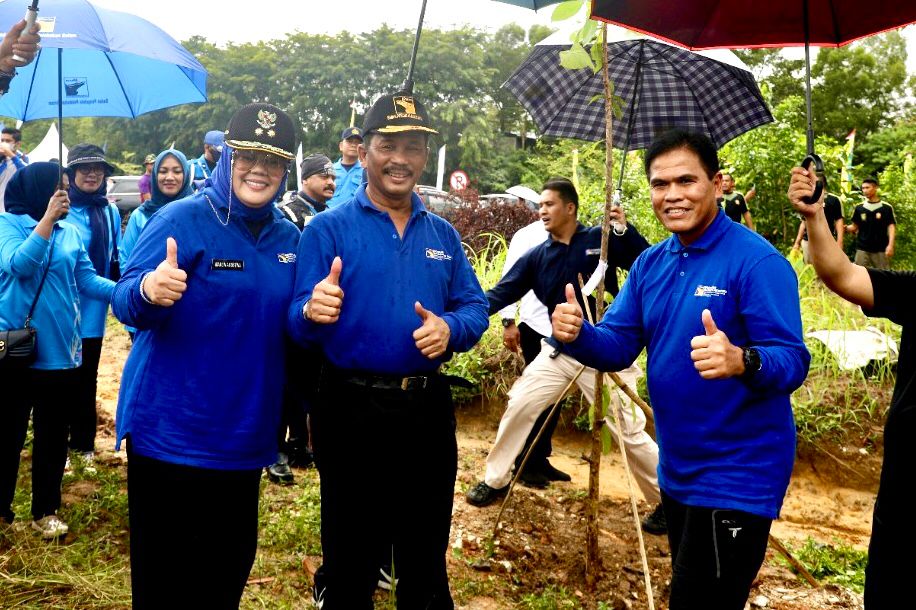 Hijaukan Kota Batam, BP Batam Mulai Gelar Penanaman 12.000 Pohon Jati Emas