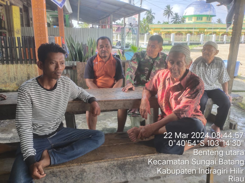 Wujudkan Kebersamaan, Koramil 07/Reteh Jalin Kedekatan Dengan Warga