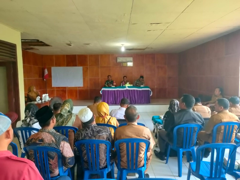 Babinsa Koramil 09/Kemuning Ikuti Rapat Persiapan MTQ ke-54 Tingkat Kabupaten Inhil