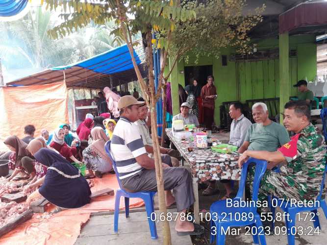 Pelda Nofiandi Saling Memberikan Informasi Ke Wilayah Binaan