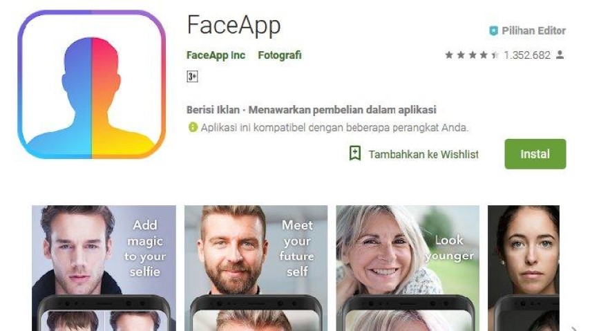 Hati-hati, Ada Bahaya di Balik Aplikasi FaceApp, Jangan Sembarangan Edit Foto Wajah Jadi Tua