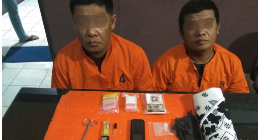 Terlibat Narkoba, 2 Pria Bersaudara di Inhil ini Berhasil di Amankan Aparat  