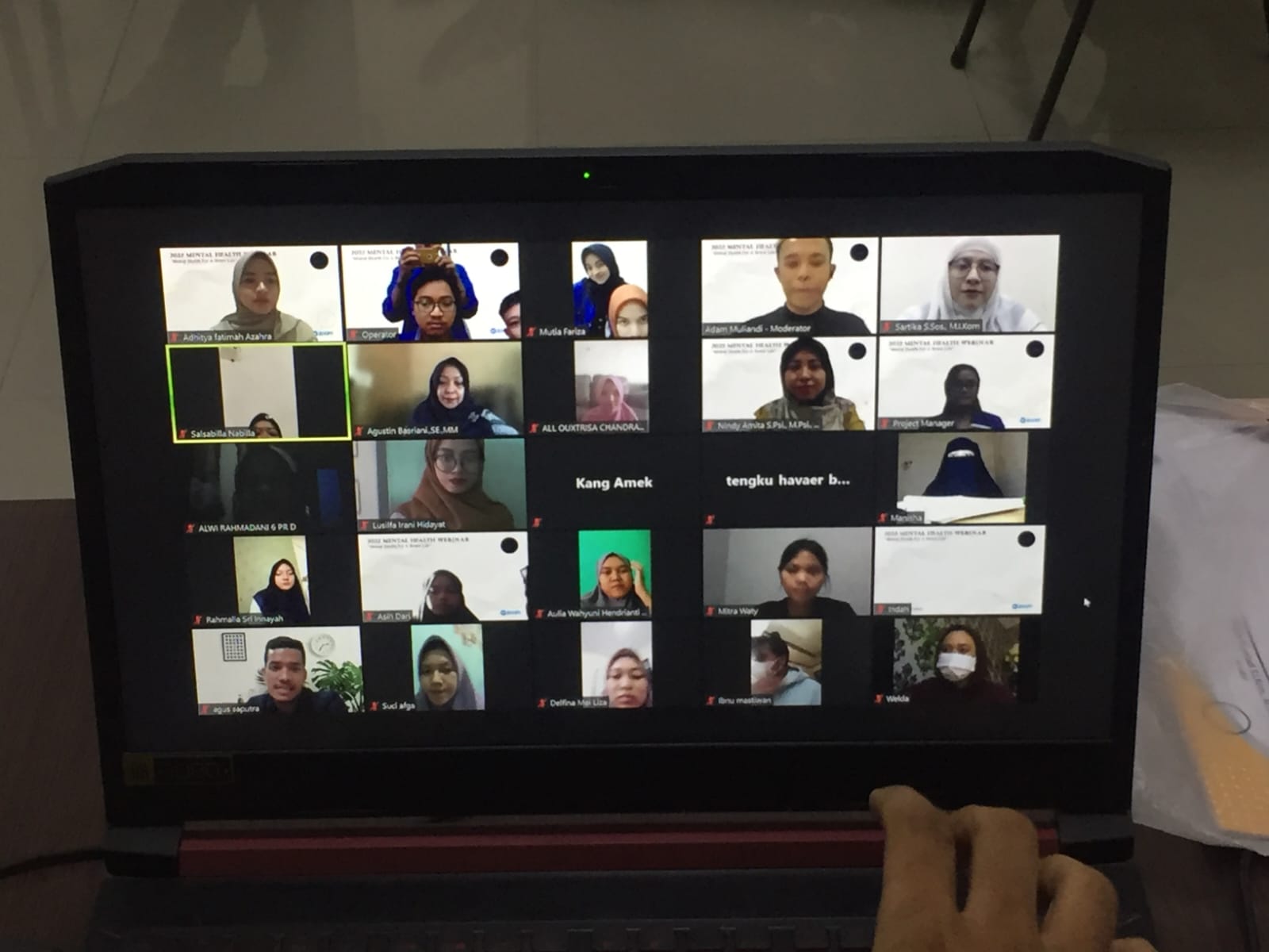 Mahasiswa/i STISIP Persada Bunda Sukses Gelar Webinar Mental Health 2022