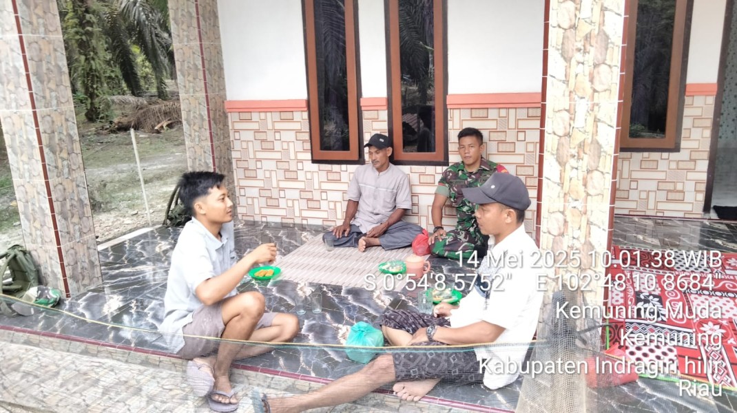 Pahami Kebutuhan dan Persoalan Masyarakat, Babinsa Koramil 09/Kemuning Rutin Lakukan Komsos