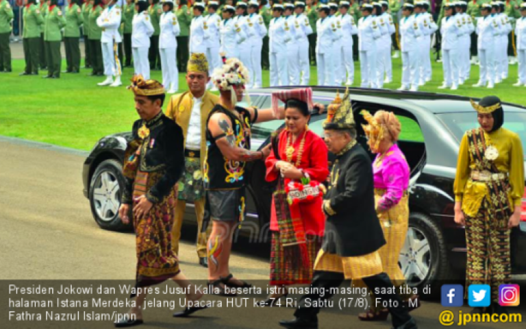 Ada yang Berbeda di Istana: Jokowi dan JK Pilih Bermobil ke Upacara HUT Kemerdekaan