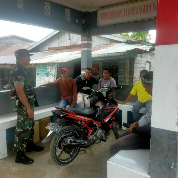 Babinsa Koramil 03/Tpl Ajak Warga Jauhi Narkoba dan Judi Online