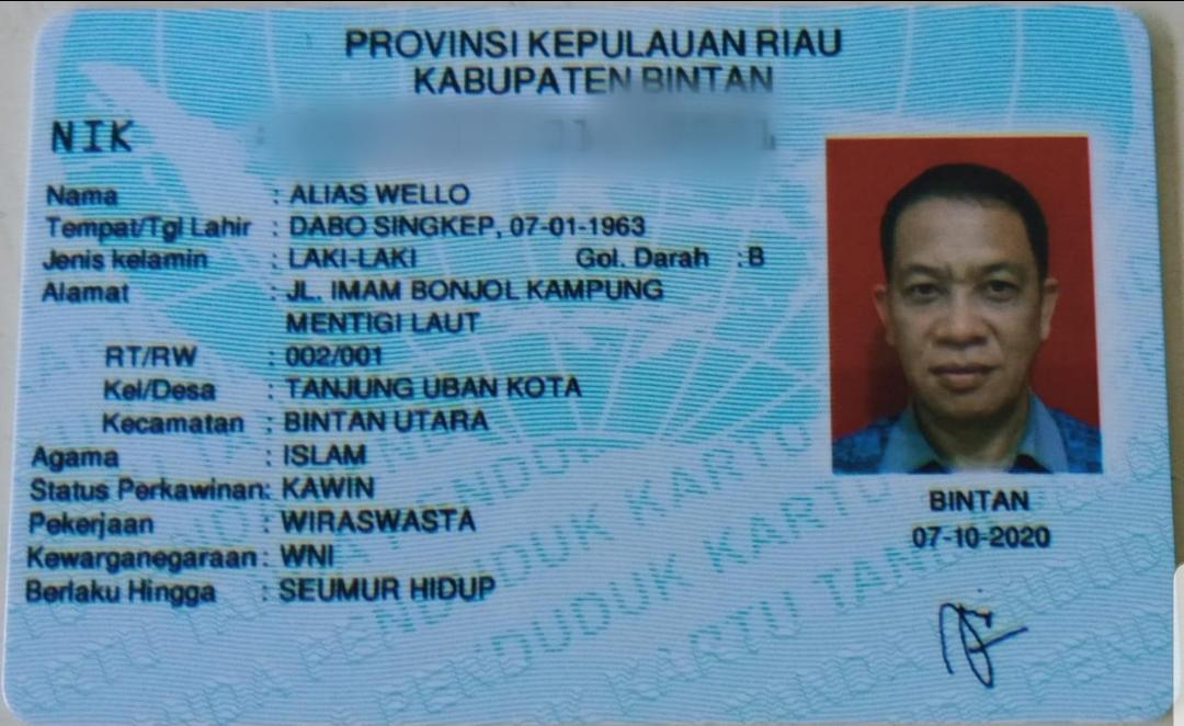 Alias Wello Resmi Jadi Warga Tanjung Uban Alias Wello Resmi Jadi Warga Tanjung Uban