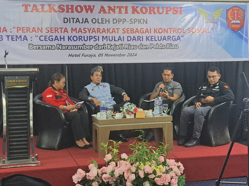 DPP-SPKN Taja Talk Show Anti Korupsi dan Rakernas I Tahun 2024