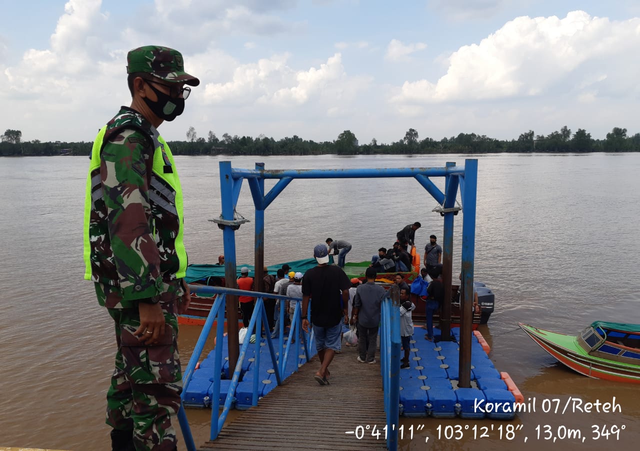 Rutin Karlahut Bersama Babinsa Koramil 07/Reteh