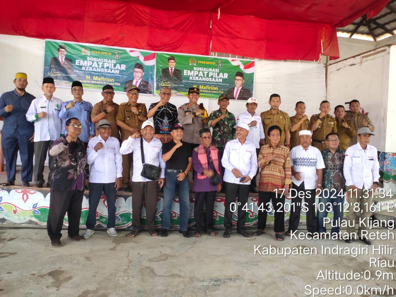 Danramil 07/Reteh Hadiri Reses DPRD Riau, Serap Aspirasi Masyarakat