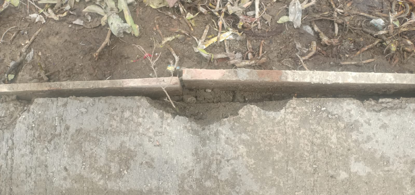 Baru Diperbaiki, Rabat Beton Sudah Rusak, Kades Sei Serindan Terkesan Tutup Mata