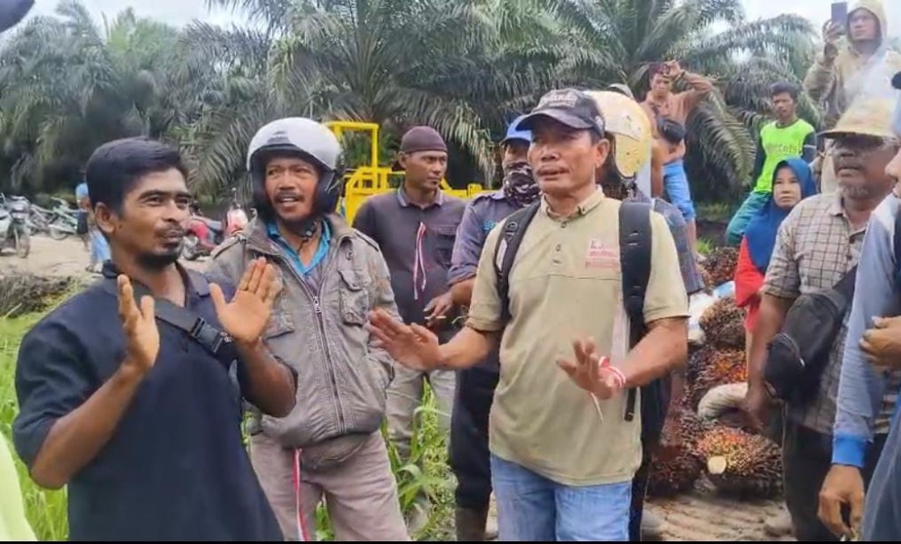 Masyarakat Sungai Raya Usir Pekerja PT SBP, Diduga Rampas 370 Hektare Lahan Kemitraan