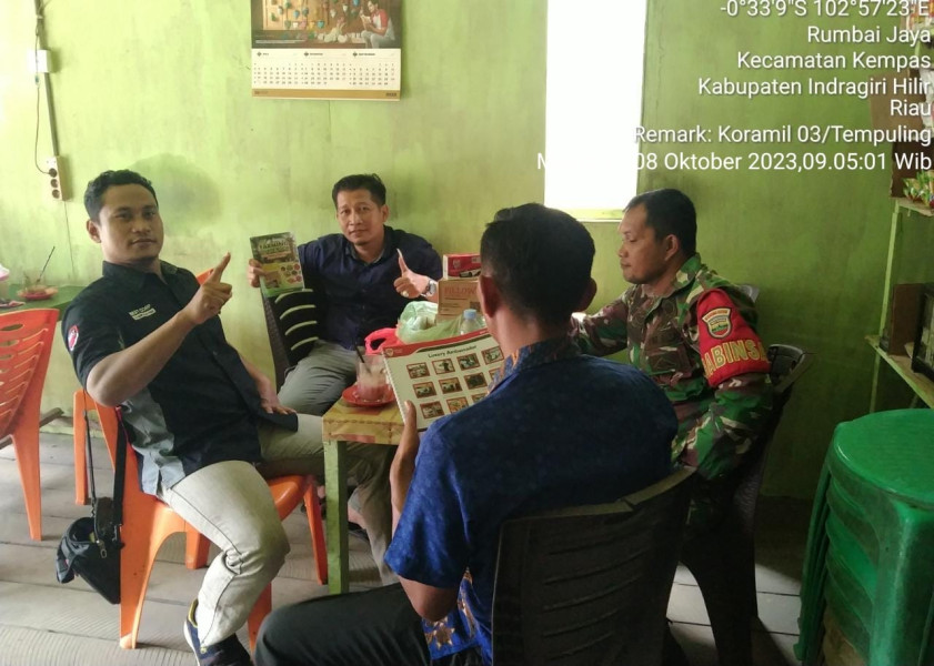 Sertu Paryono Giat Untuk Mengingatkan Warga Agar Tidak Membakar Lahan Saat Kemarau