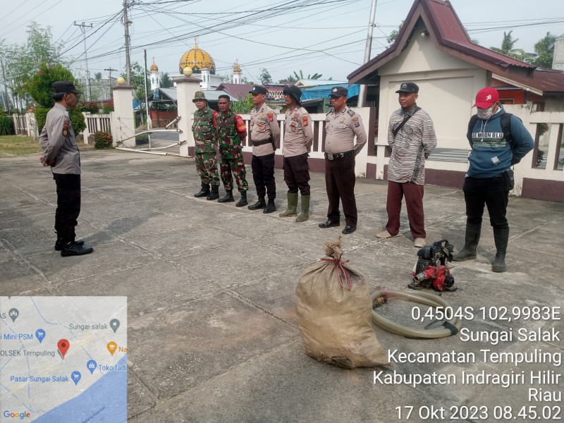Koramil 03/Tpl Lakukan Patroli dan Pengecekan Titik  Hotspot Api