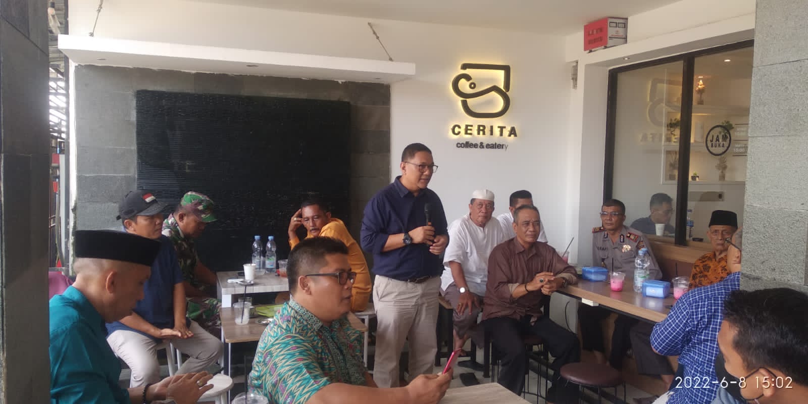 Danramil 07/Reteh Tetap Lakukan Silaturahmi Bersama Stap Ahli Mentri Bapenas