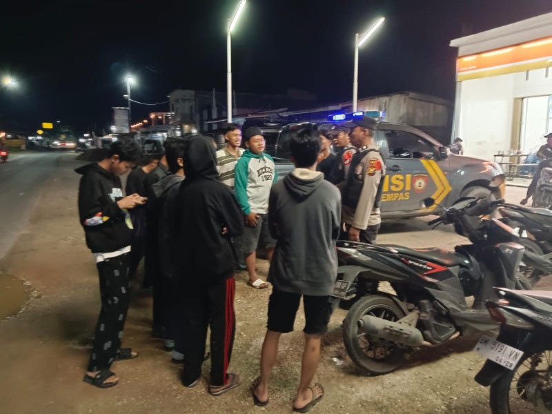 Wujudkan Pilkada Riau 2024 Damai dan Kondusif, Polsek Kempas Gencar Patroli