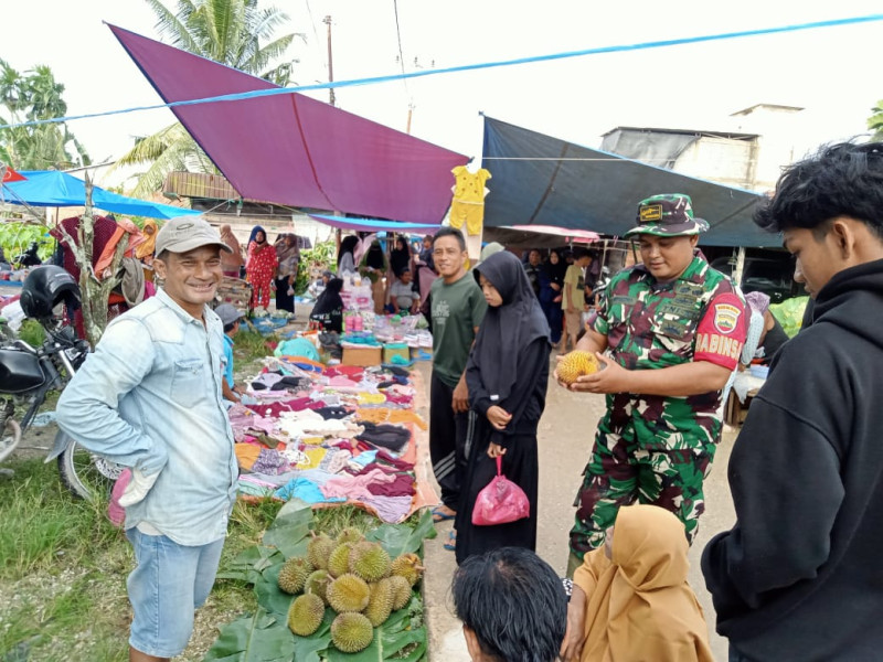 Babinsa Koramil 09/Kmg Berikan Himbauan Jika Terjadi Hal-hal Yang Menonjol di Wilayah Binaan Agar Segera Dilaporkan