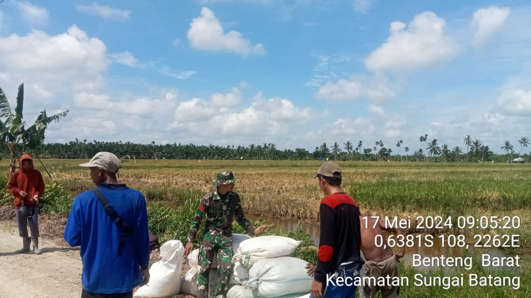 Koramil 07/Reteh Jaga Kedekatan dan Kekompakan Antar Sesama di Binaan