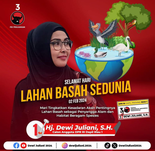 Dewi Juliani : Pentingnya Menjaga Lahan Basah Sebagai Penyangga Alam dan Habitat