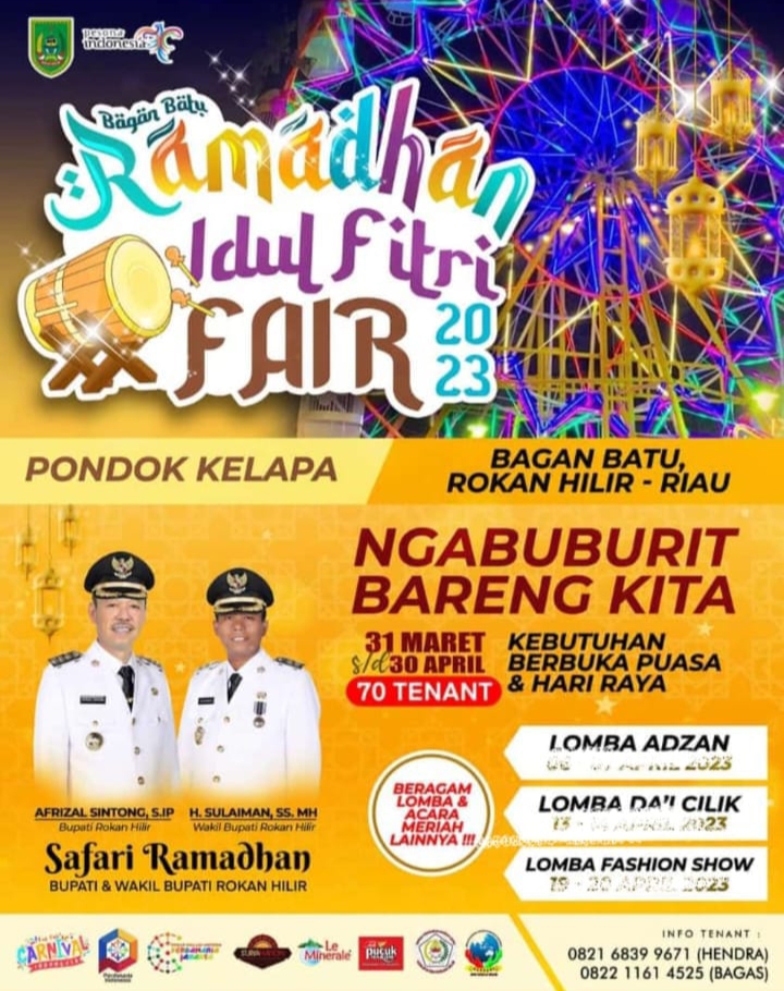 Yang Berbakat dan Berminat, Ikuti Beragam Lomba di Ramadhan Fair 2023 di Carnival Indonesia Pokel Bagan Batu