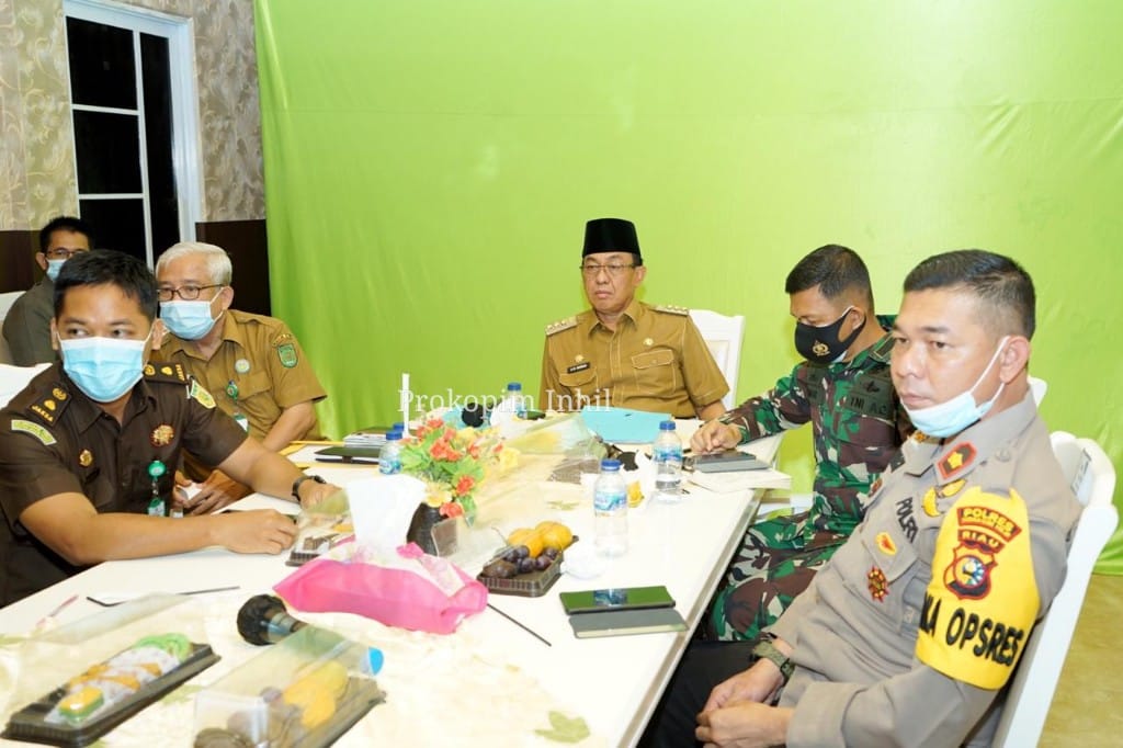 Koordinasi Intensif di Bawah Pengawasan Dandim dan Kapolres, Pemkab Inhil Siap Antisipasi Pandemi