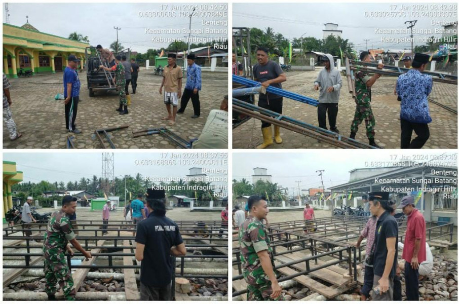 Jalin Kerjasama Yang Erat Melalui Goro Babinsa Koramil 07/Reteh