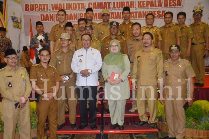 Bupati HM. Wardan ikuti Raker Gubernur bersama Bupati,  Walikota, Camat, Lurah, Kepala Desa dan BPD 