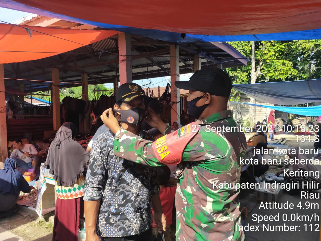Kopda Nasrianto Tegakkan Protkes di Pasar Kembang