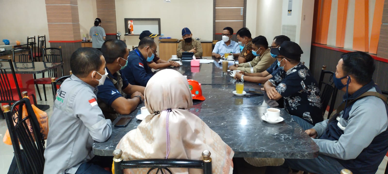 Untuk Mencegah Kebakaran, DPKP Inhil Laksanakan Kunjungan Kerja di PT. Pulau Sambu Grup