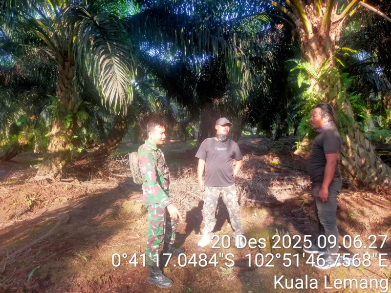 Masyarakat Desa Kuala Lemang Sambut Baik Himbauan Babinsa