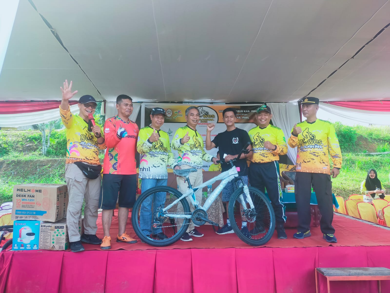 Danramil 09/Kemuning Ikuti Gowes Jelajah Alam Bukit Condong