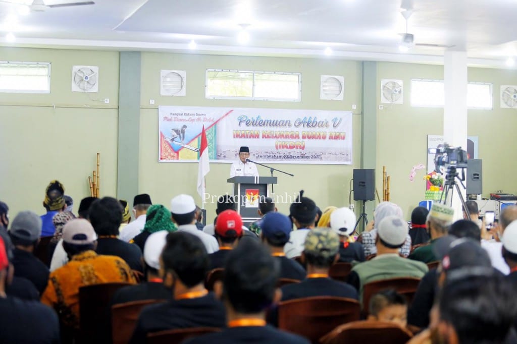 Bupati Inhil Sampaikan Hal ini Pada Pertemuan Akbar Ikatan Keluarga Duanu Riau