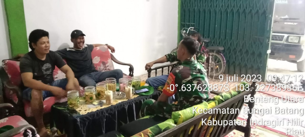 Agar Tetap Kondusif, Koramil 07/Reteh Praka Dharma Wira Tetap Jaga Keamanan