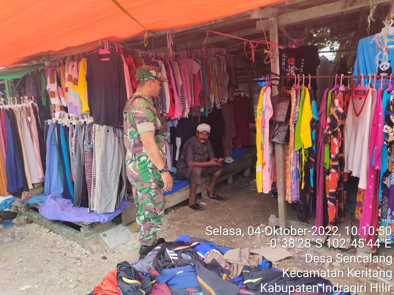 Patuhi Prokes Demi Kesehatan Terus Di Terapkan Oleh Personel Koramil 09/Kemuning