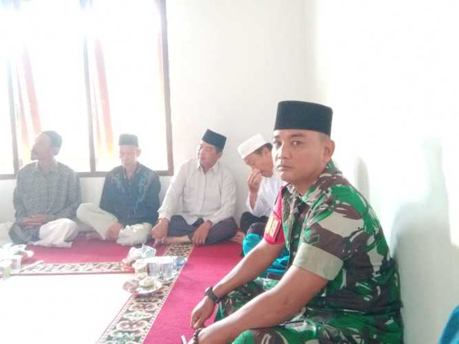 Danramil 09/Kemuning Mengikuti Peringatan Isra Mi'raj Nabi Muhammad Saw