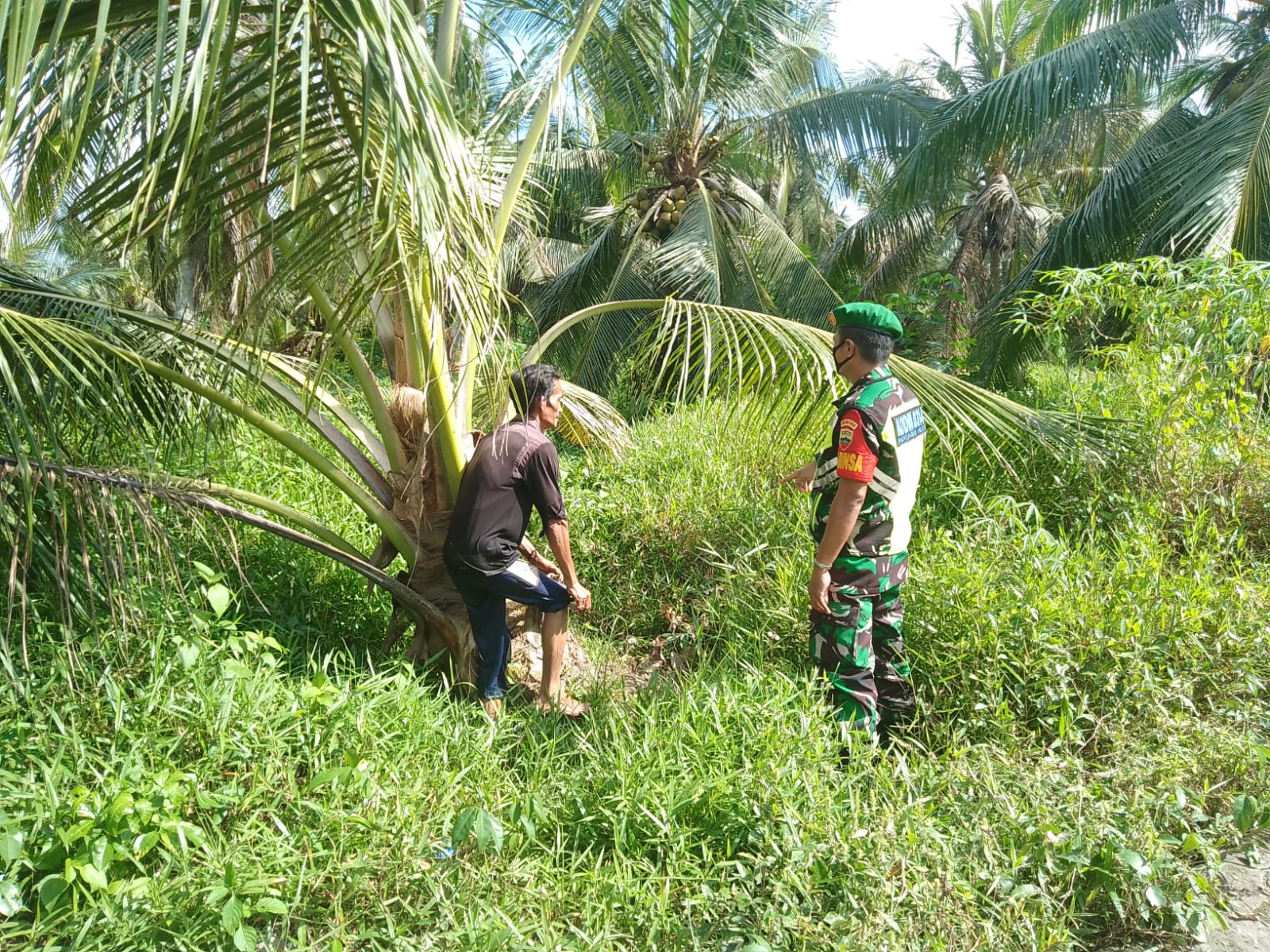 Pencegahan Terus Dilakukan Babinsa Koramil 04/Kuindra Guna Cegah Kebakaran