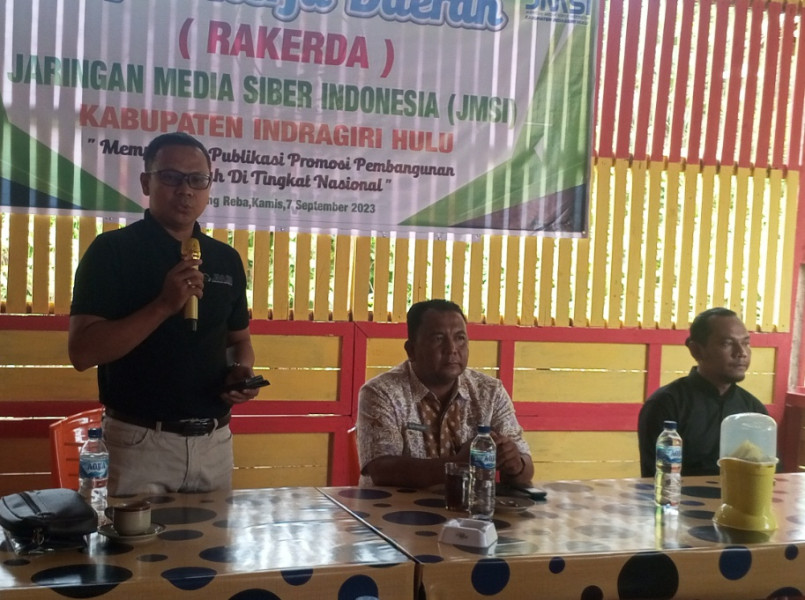 Rakercab, Hotli Maruli Sirait Ajak JMSI Promosikan Pembangunan dan Potensi di Inhu