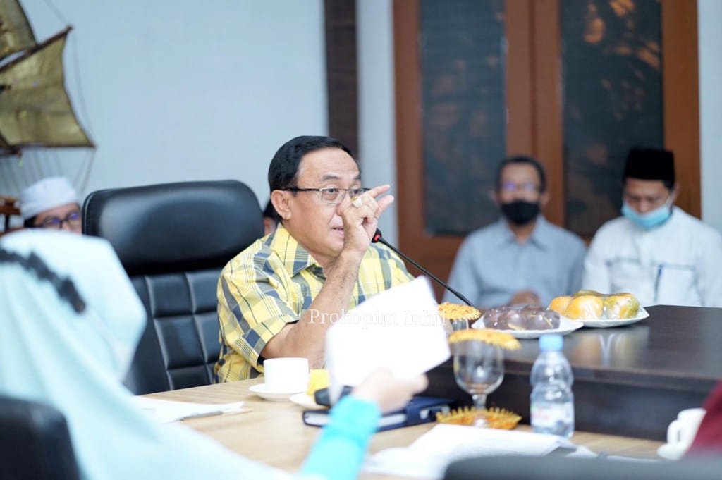 Bupati Inhil Pimpin Rapat Persiapan Penilaian APE dan ARG
