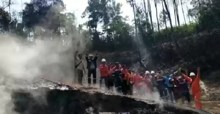 Setelah 39 Hari, Api Ledakan Sumur Minyak Ilegal di Jambi Berhasil Dipadamkan