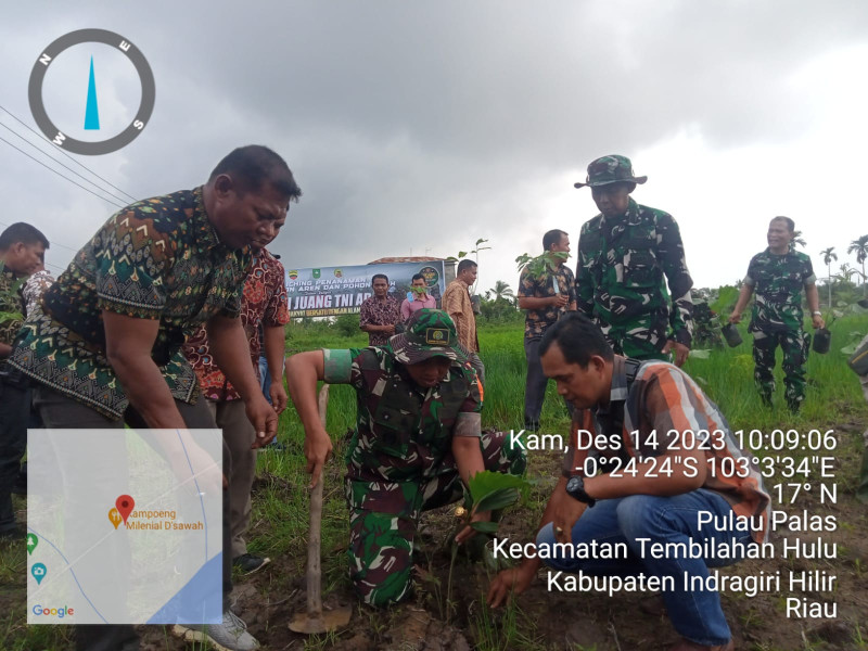 Koramil 03/Tpl Semarakkan Penanaman ‘Sejuta Pohon’ Sempena Hari Juang TNI AD