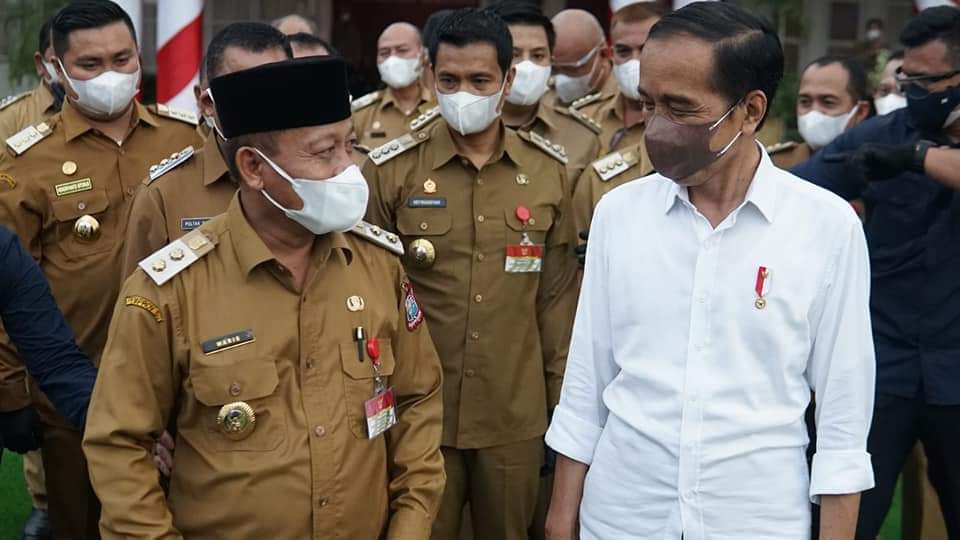Pengarahan Presiden RI Kepada Forkopimda dan Bupati/Wali Kota Terkait Penanganan Covid-19 di Sumut