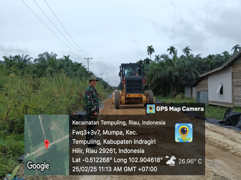 Pengawasan Kegiatan TMMD: Danramil 04/Kuindra Berkomitmen Meningkatkan Kesejahteraan Masyarakat