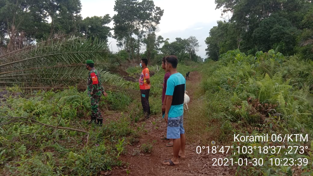 Kopda Al Alim Patroli Karhutla Bersama Warga Binaan