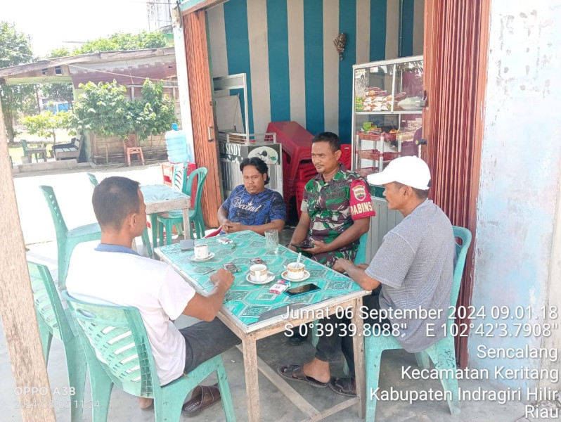 Jelang Pilkada Serentak, Babinsa Koramil 09/Kmg Jalin Silaturahmi dan Kedekatan Antar Sesama