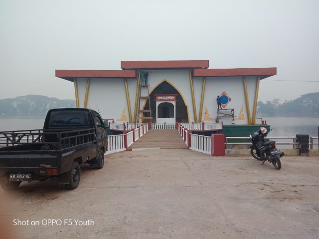 MTQ ke 49 Tingkat Kabupaten Inhu, Bangunaan Astaka Terapung Sudah 80 Persen